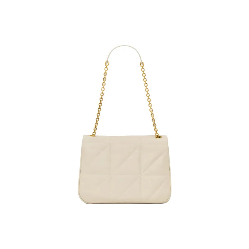 SAINT LAURENT Jamie Sheepskin Shoulder Bag Medium Size Women's Vintage White-2