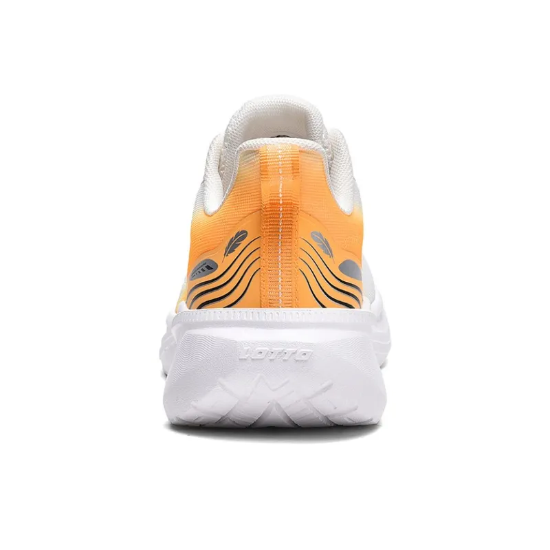 LOTTO Cushioning Rebound Abrasion Resistant Breathable Slip Resistant Low Top Training Running Shoes Men's White-3