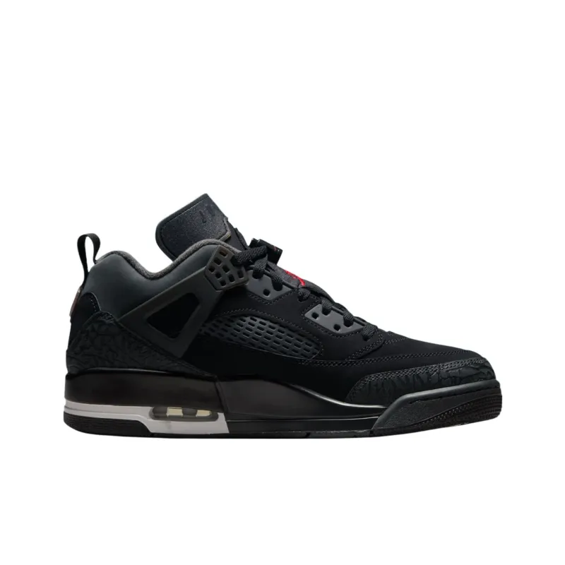 Jordan Spizike Anti Slip Wear Resistant Low Top Vintage Basketball Shoes Unisex Black-1