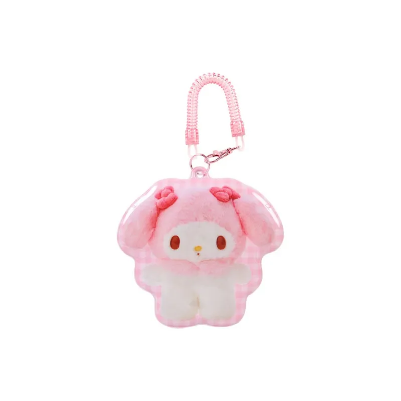 Sanrio PVC Card Holder Women's Pink White-0