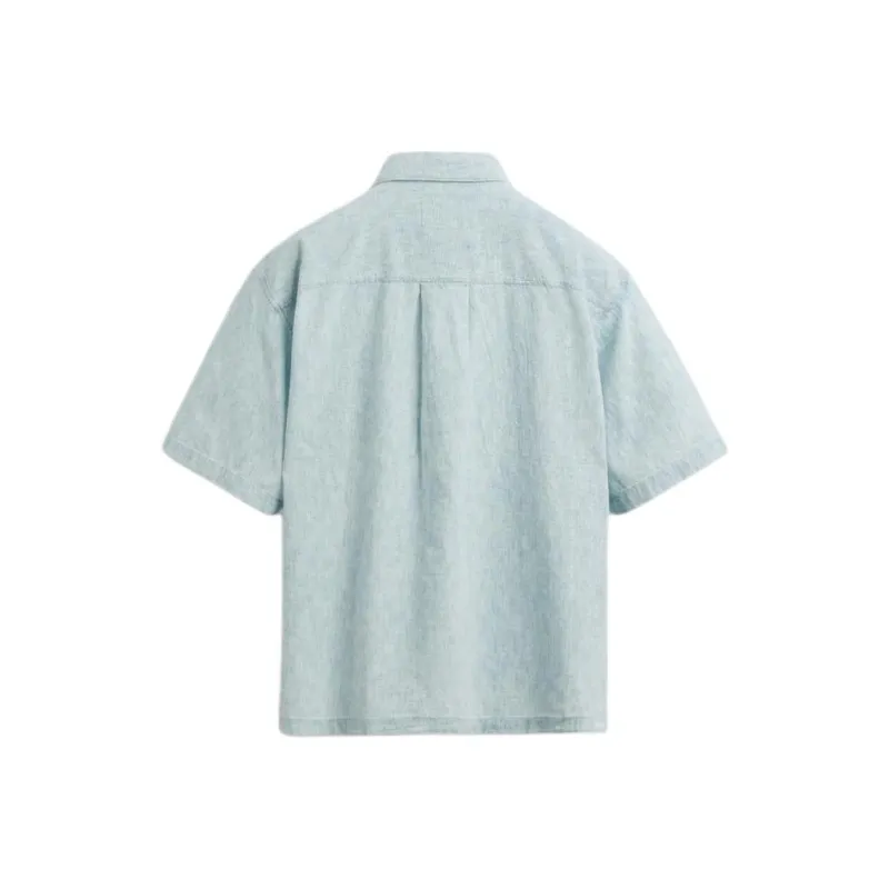 ZARA Shirts Men Light Blue-1