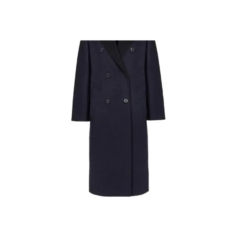 EMPORIO ARMANI Coats Women's Navy Blue-4