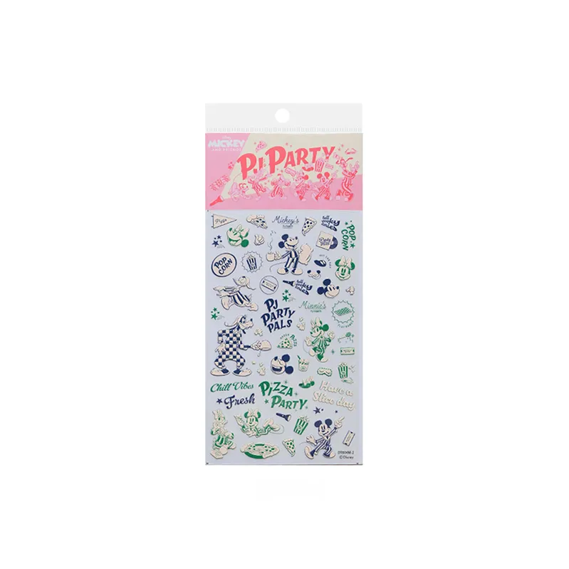 Disney Mickey Mouse Family Collection Pajamas Party DIY Stickers-2