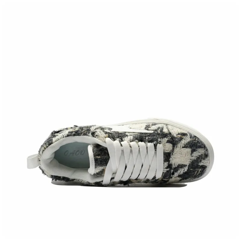 OAOQ Durable Lightweight And Breathable Low-Top Skateboard Shoes Unisex-15