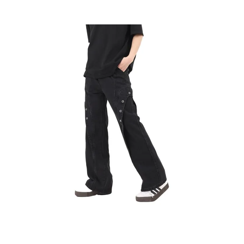 RASHOMONG Jeans Unisex Black-1
