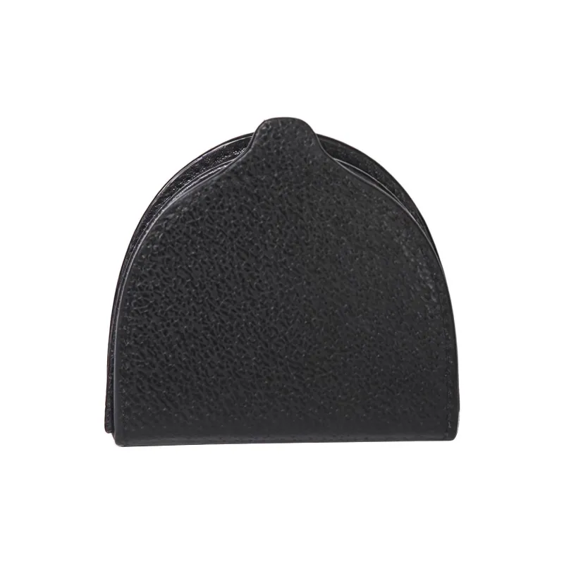 FANSIZHE Leather Clutch Unisex Black-2