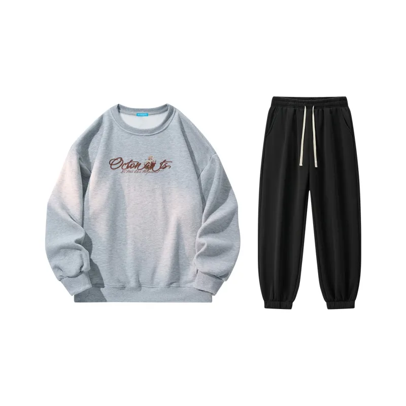Small Columns Under The Sea Sweatshirt Set Unisex-29