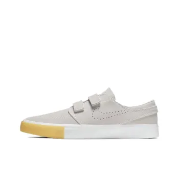 Nike SB Zoom Stefan Janoski Abrasion Resistant Low Top Skateboard Shoes Unisex Gray White