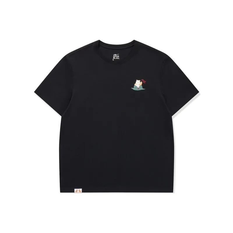 Erke Life Collection T Shirt Men's Jet Black-0