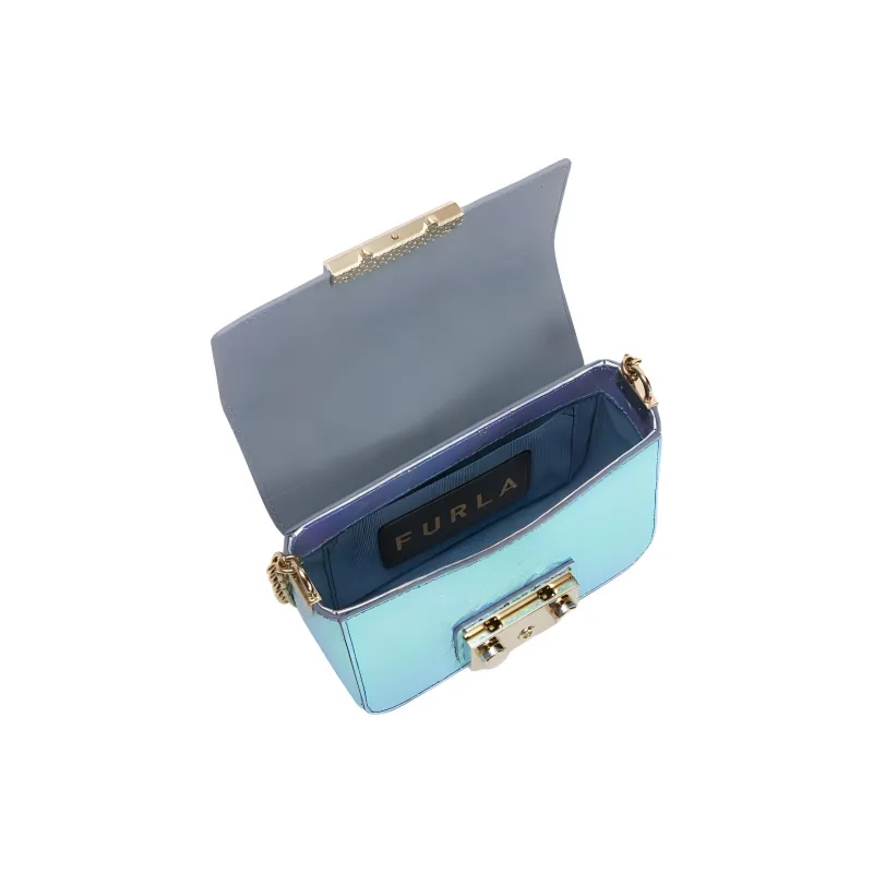 Furla Metropolis Collection Fabric Shoulder Bag Crossbody Bag Mini Women's Multicolor-3