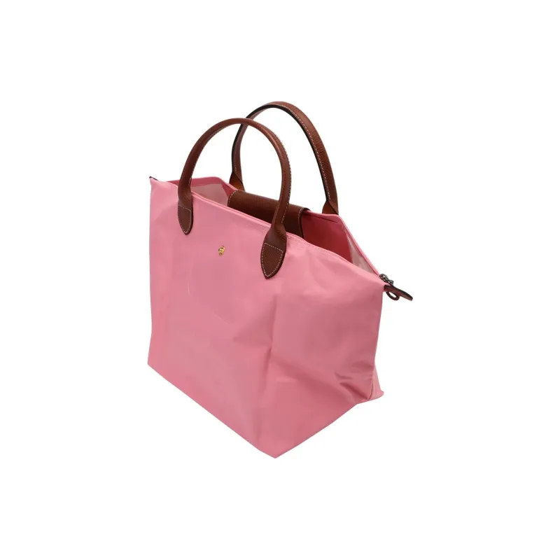 LONGCHAMP Le Pliage Nylon Handbag Medium Size Women's Cotton Candy Pink-2