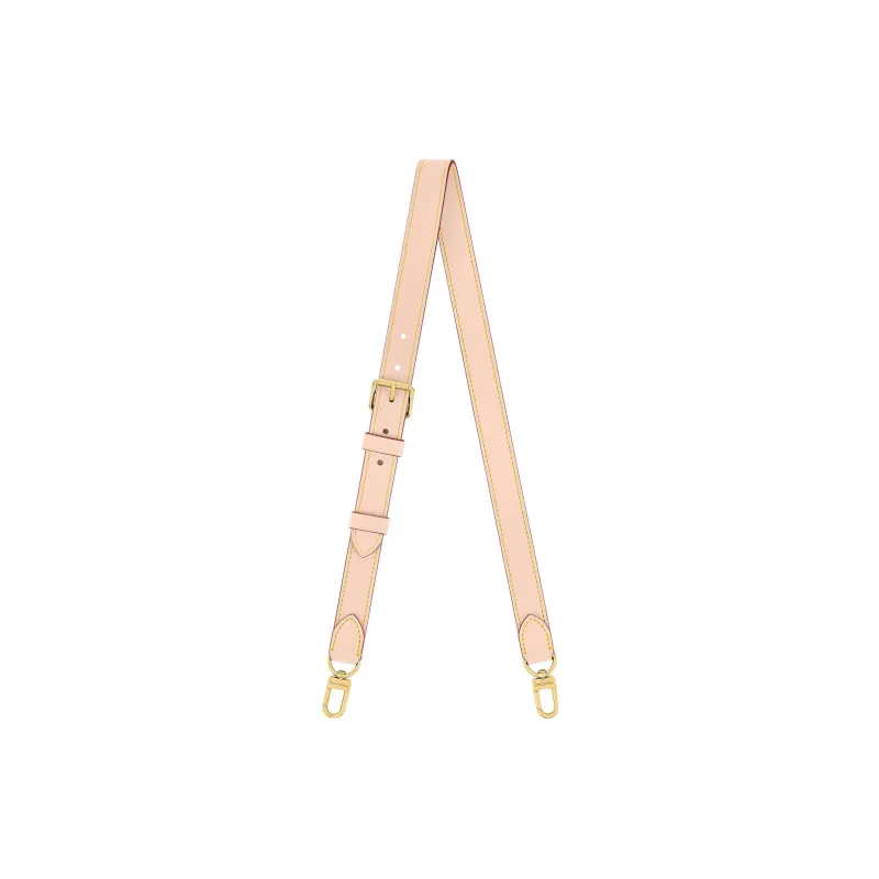 LOUIS VUITTON Cow Leather Bag Strap Women's Pink-1