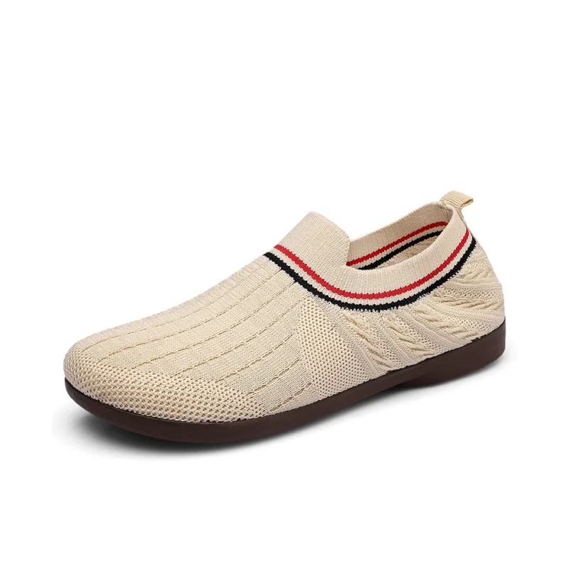 Strongman Casual Shoes Women's Low Top Black/Beige-5