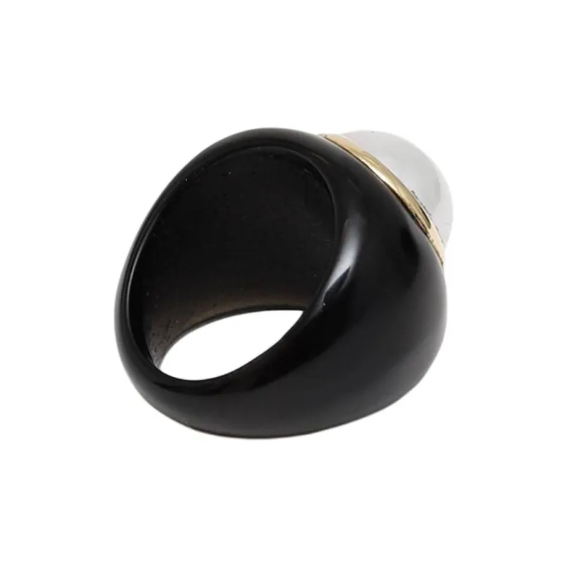 Sophie Buhai Onyx Pearl Ring-2
