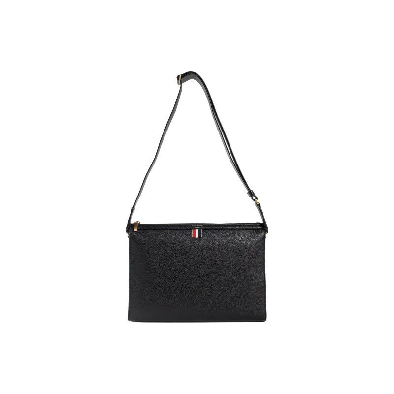 THOM BROWNE 3 Bar Zipped Shoulder Bag-0