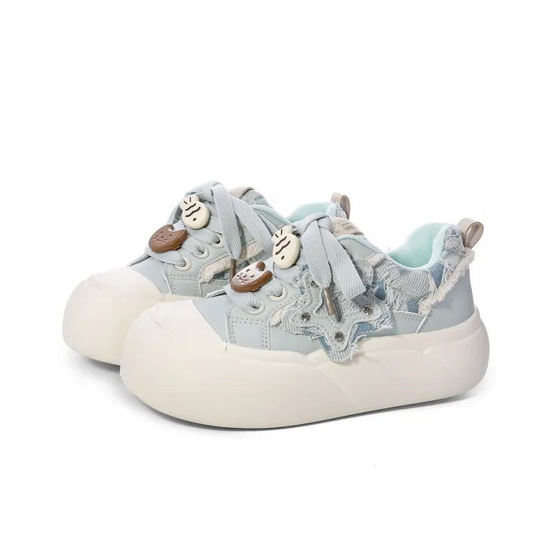 Lovely You Lightweight Cushioning Wear-Resistant Low-Top Skateboard Shoes Women's-8
