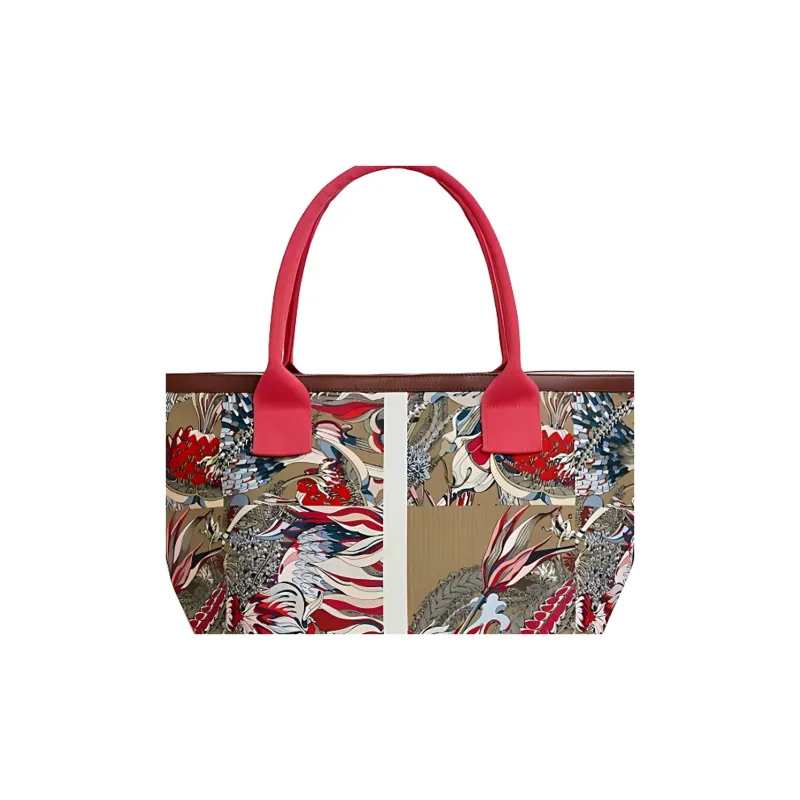 HERMES So Canvas Tote Bag, Shopping Bag, Shoulder Bag, Handbag Women's Multicolor-1