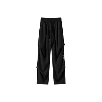 SOIE Cargo Pants Unisex Pink [Summer Cool Ice Silk Material]