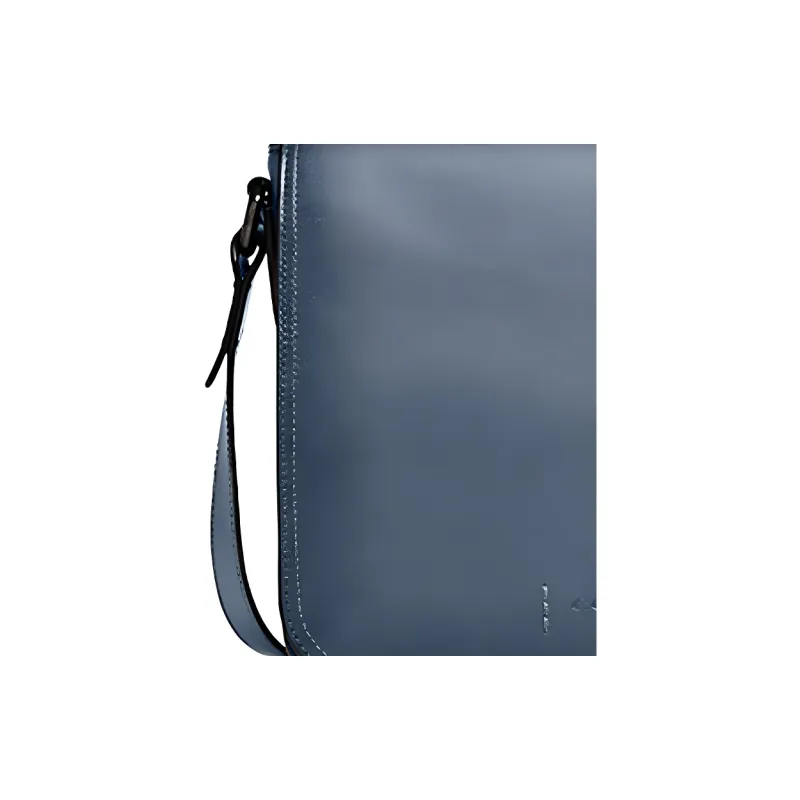 COACH Gotham Leather Messenger Bag, Shoulder Bag, Crossbody Bag Medium Size Men's Blue Gray-3