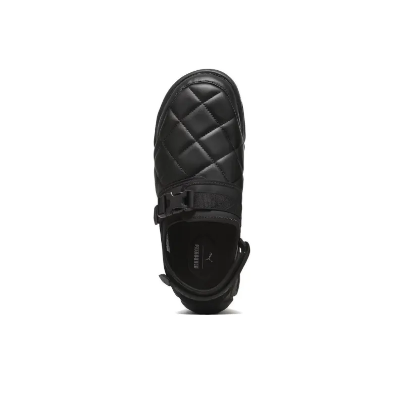 PUMA X Pleasures TS 01 Quilt Sandals 'Black'-3