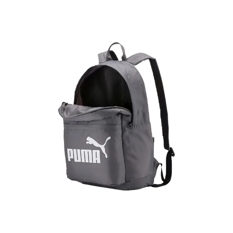 PUMA Nylon Fabric Backpack Regular Unisex Gray-3