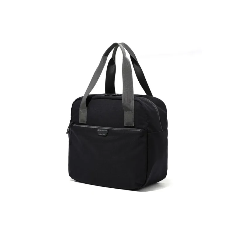 FOUVOR Nylon Handbag Regular Unisex Red Tea Brown Orange/Caviar Black-4