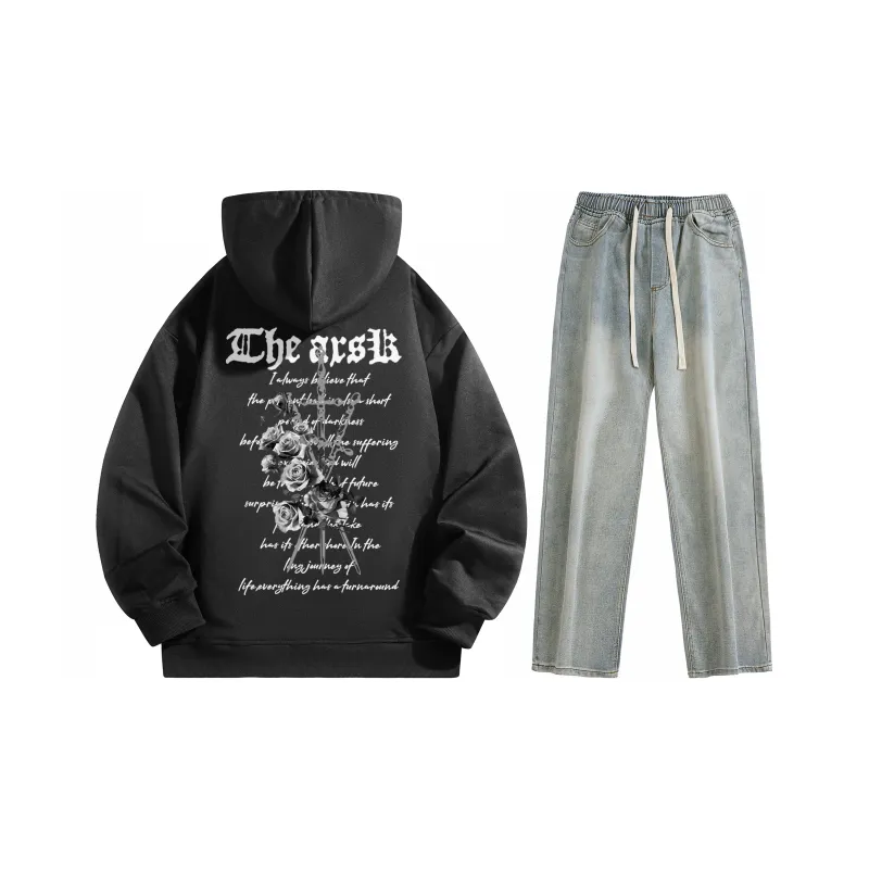 A.X.S.K Sweatshirt Sets Unisex-109