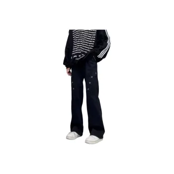 RASHOMONG Jeans Unisex Black