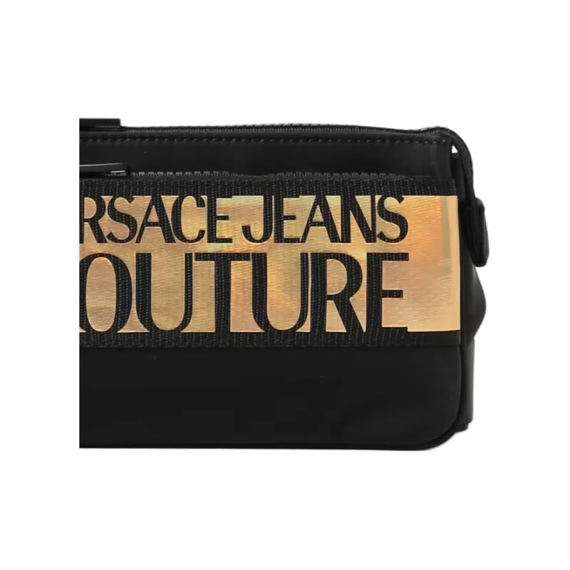 VERSACE JEANS COUTURE Polyamide Fanny Pack Men's Black-3