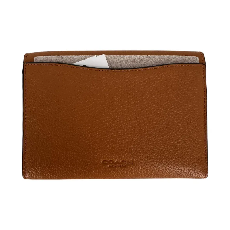 COACH Travel Wallet Leather Money Clip Clutch Regular Men's Brown-1