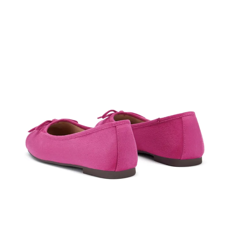 Hotwind Soft And Tender Low Vamp Suede Ballet Shoes Women's Casual Shoes Women's-3