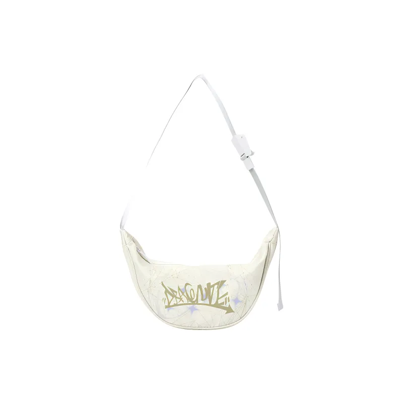 DRACONITE Polyester Shoulder Bag, Crossbody Bag Regular Unisex Yellow-0