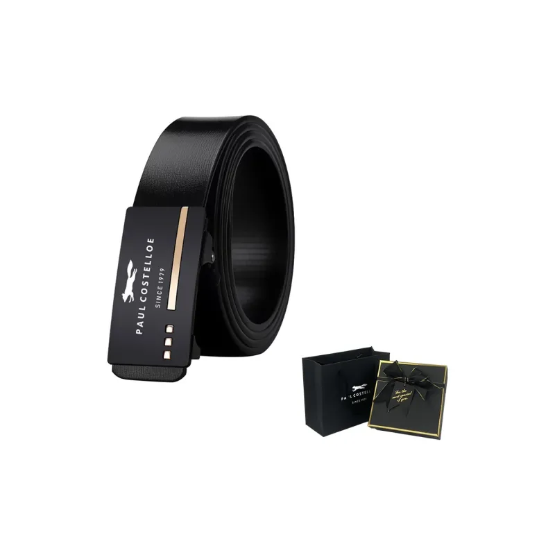 PAUL COSTELLOE Cow Split Leather Belts Men's 3.5cm-8