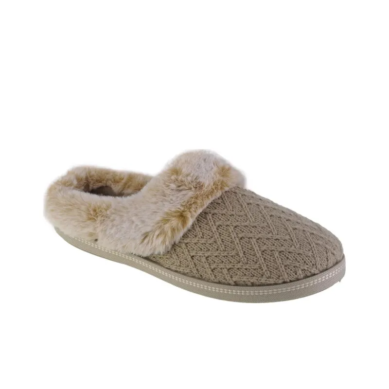 Skechers Wrap-toe Slippers Women's Gray-1