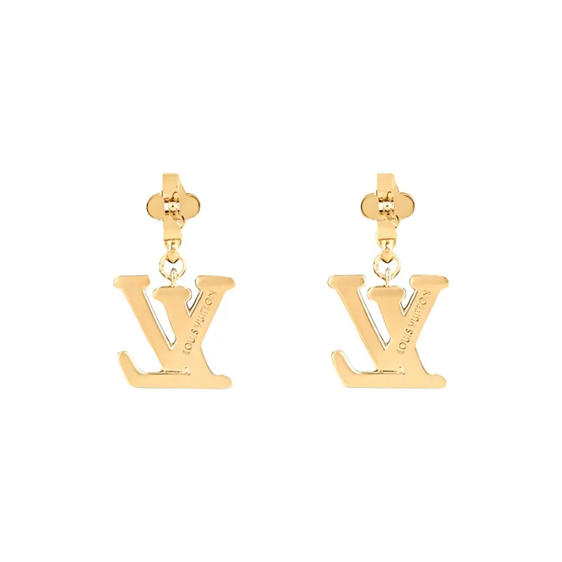 LOUIS VUITTON Lady Lv Earrings-2