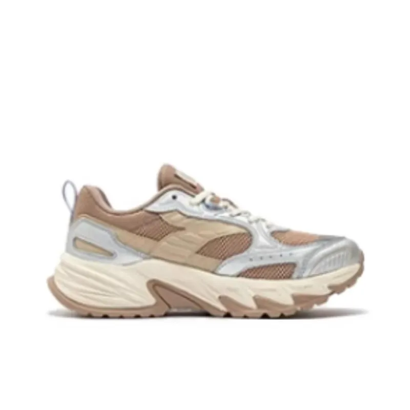 361° Floating Light Cushioning Slip Resistant Low Top Running Shoes Women's Umber Silver-1