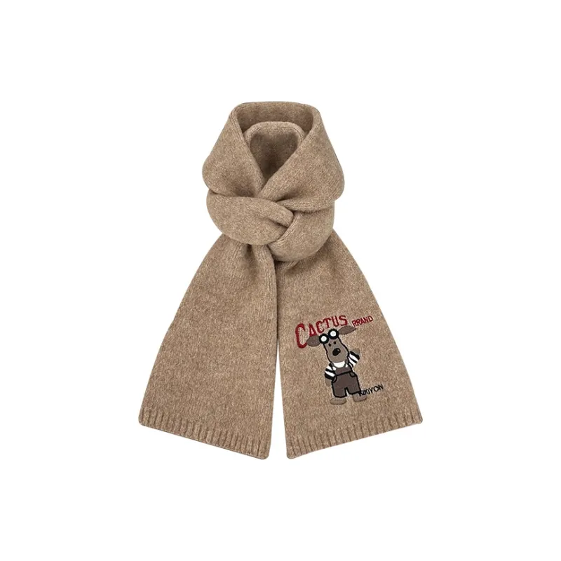 STUFFER Contains Wool Knit Scarves Unisex-22