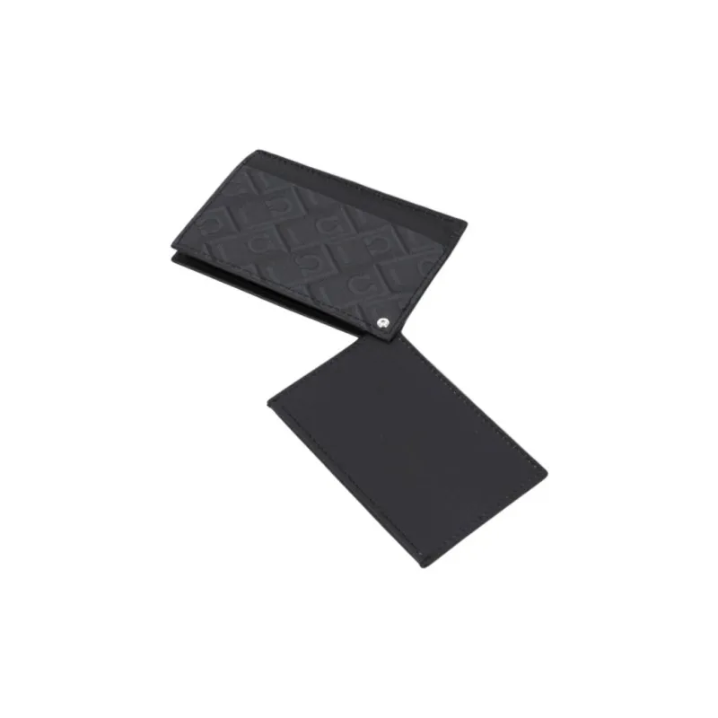 FERRAGAMO Polyurethane Card Holder Unisex Black-4