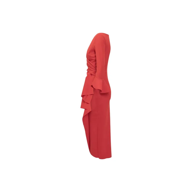 CHIARA BONI La Petite Robe Long Sleeved Dress Women's Red-2