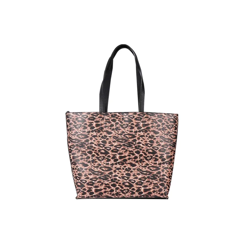 FANSIZHE Jeans Couture Polyester Amine Handheld Combo Shoulder Bag Women's Black-0