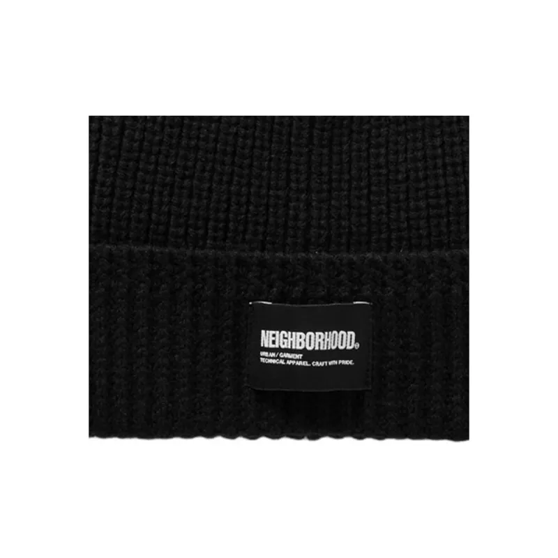 NEIGHBORHOOD Acrylic Fiber Beanies Men's Black-1