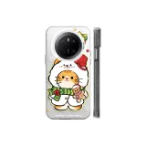 Transparent White-Christmas Orange