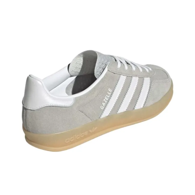 Adidas Originals GAZELLE INDOOR Abrasion Resistant Low Top Skateboard Shoes Women's Gray-2