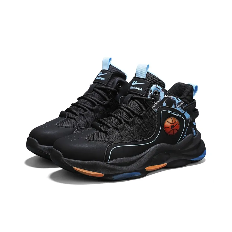 Warrior Cushioning Anti-Rollover Slip-Resistant Basketball Shoes Men's-16
