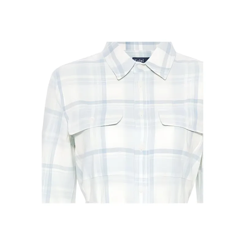 Polo Ralph Lauren Plaid check Cotton Maxi Dress-5