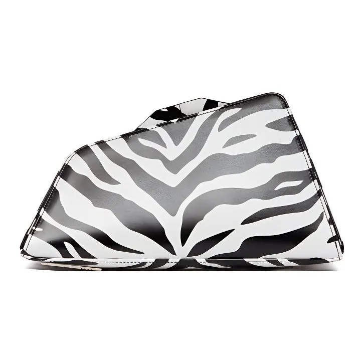 The Attico 8.30pm Logo-print Clutch Bag-3
