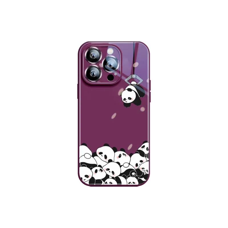 Sen Dog Glass Material Cute High End Niche Phone Cases Suitable For Apple 15Promax/Pro/Plus/14/13/12-18