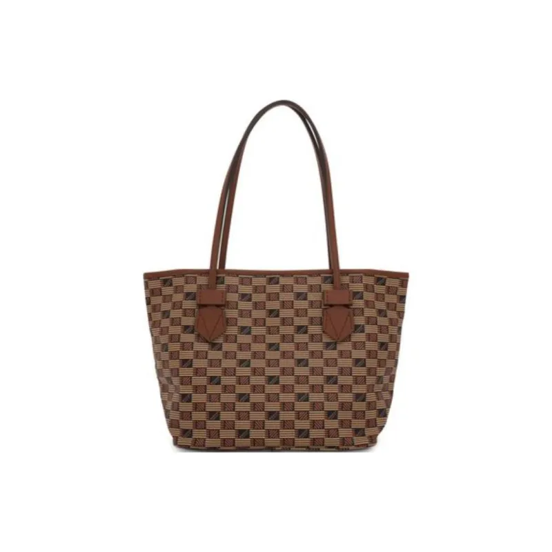 MOREAU Canvas Shoulder Bag Women's Brown-0