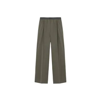 LOEWE SS25 Casual Pants Women's Khaki Green