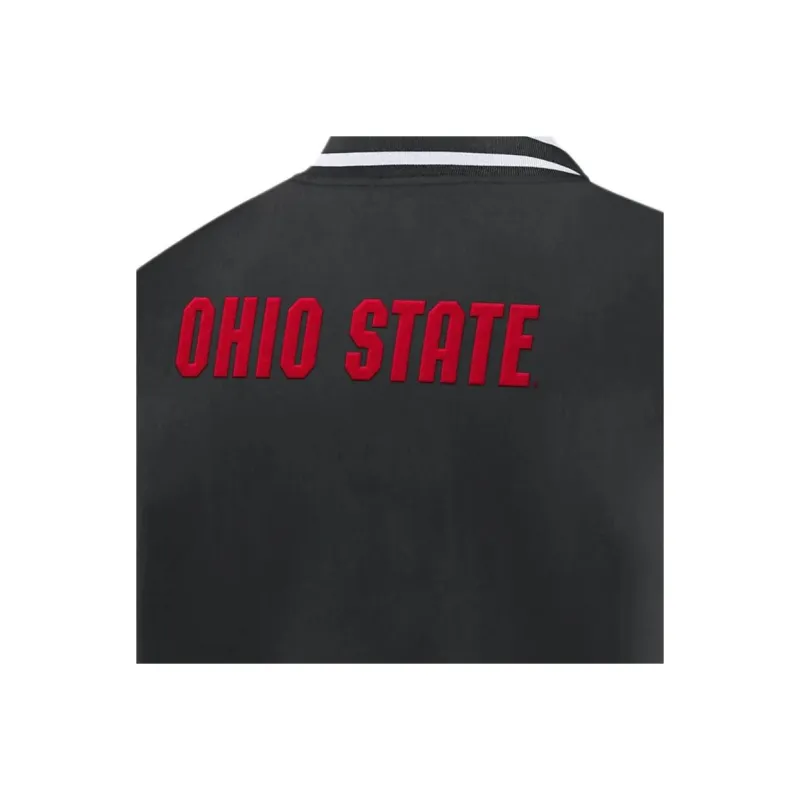 Nike Ohio State Buckeyes Sideline Men's Nike College Full Zip Bomber Jacket-3